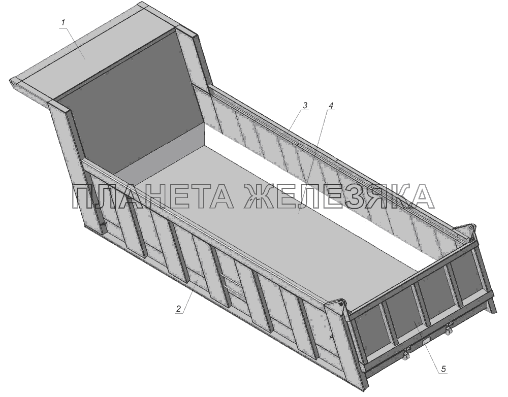 65201-8500020СБ Платформа в сборе КамАЗ-65201 65201-8500020СБ Платформа в сборе КамАЗ-65201