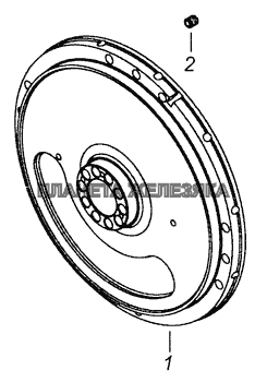 740.50-1005116 Маховик КамАЗ-65201 Евро 2-3