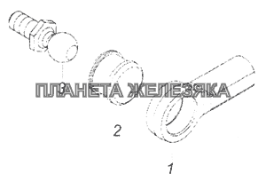 5320-1108054 Наконечник КамАЗ-65201 Евро 2-3 5320-1108054 Наконечник КамАЗ-65201 Евро 2-3