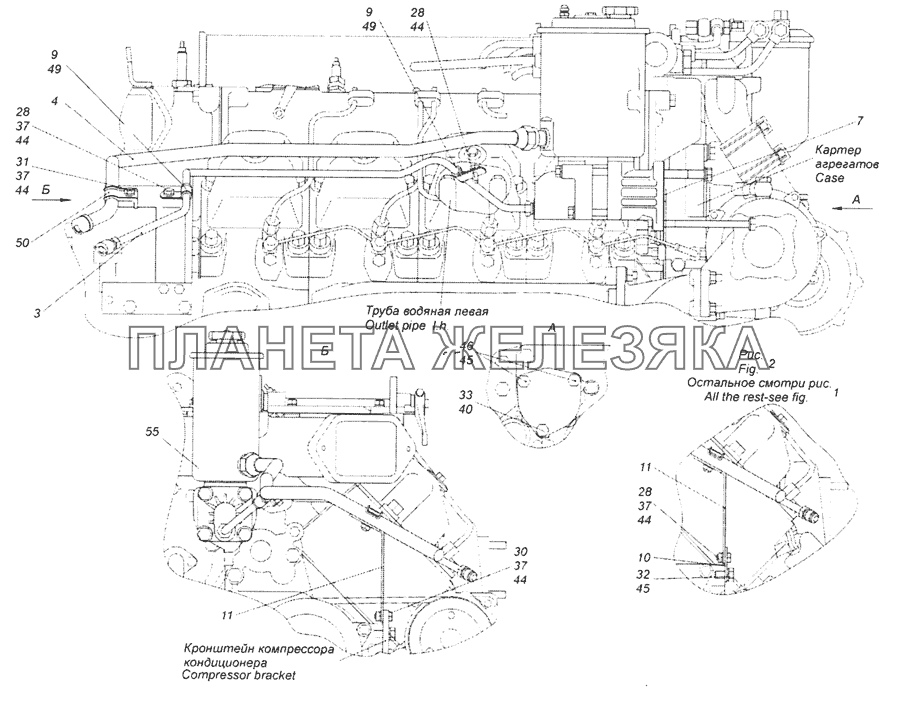 740.50-3407003-01 Установка насоса рулевого усилителя КамАЗ-65201 Евро 2-3 740.50-3407003-01 Установка насоса рулевого усилителя КамАЗ-65201 Евро 2-3