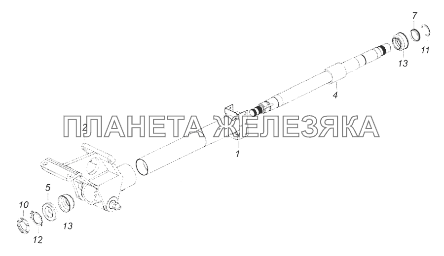 53205-3444009-30 Рулевая колонка КамАЗ-65201 Евро 2-3 53205-3444009-30 Рулевая колонка КамАЗ-65201 Евро 2-3