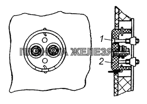 53205-3723005 Установка розетки переносной лампы КамАЗ-65201 Евро 2-3