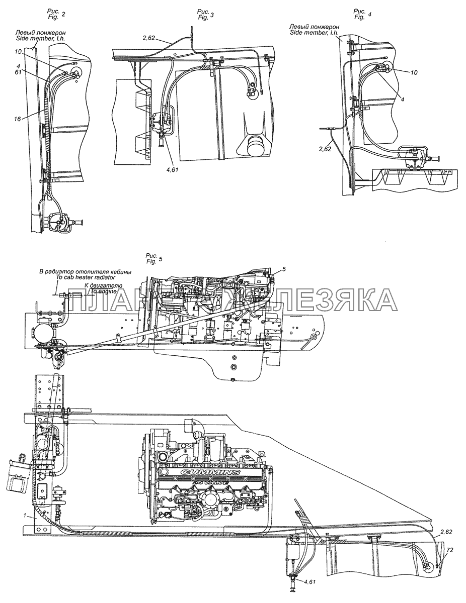 6520-8106001 Установка подогревателя 15.8106-03 КамАЗ-65201 Евро 2-3 6520-8106001 Установка подогревателя 15.8106-03 КамАЗ-65201 Евро 2-3
