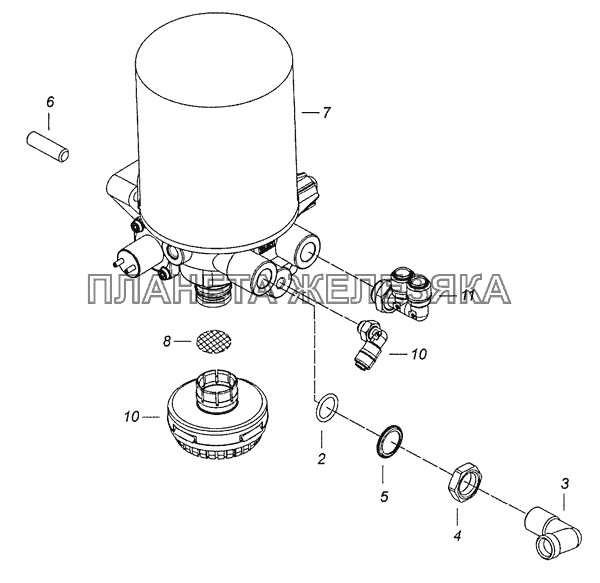 6520-3511001-86 Осушитель КамАЗ-6522 (Евро-4)