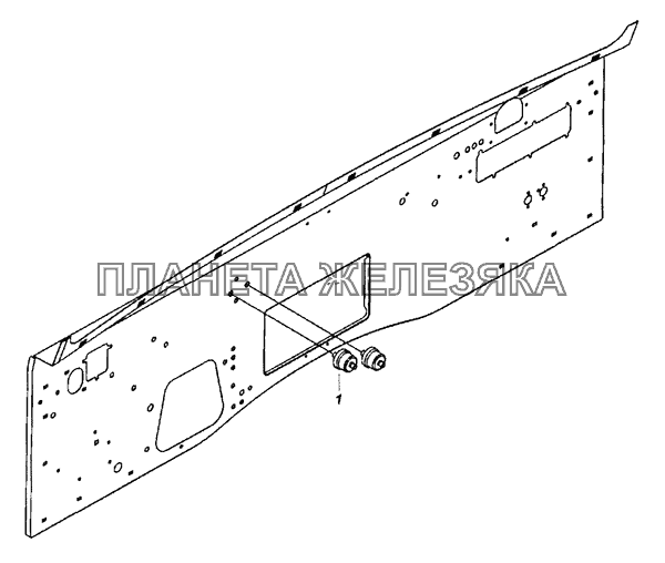 4308-3830005 Установка датчиков указателя давления воздуха КамАЗ-6522 (Евро-4)