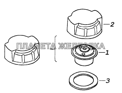 Пробка расширительного бачка КамАЗ-6522