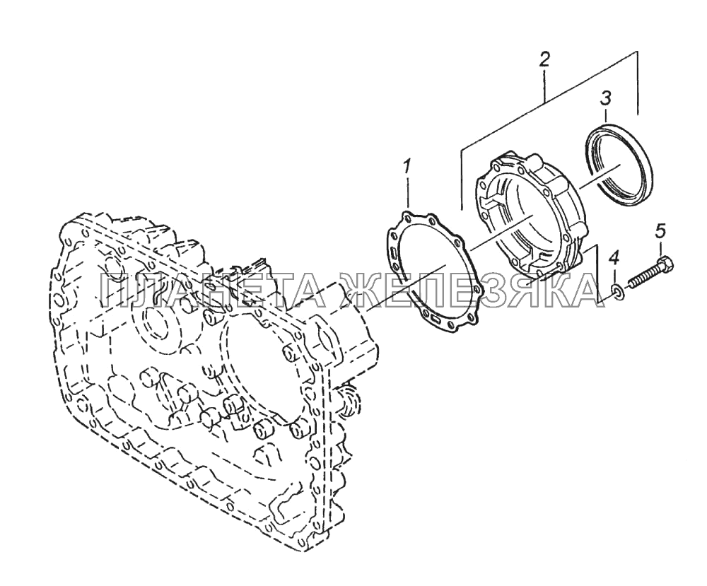 Картер планетарной передачи КамАЗ-6522