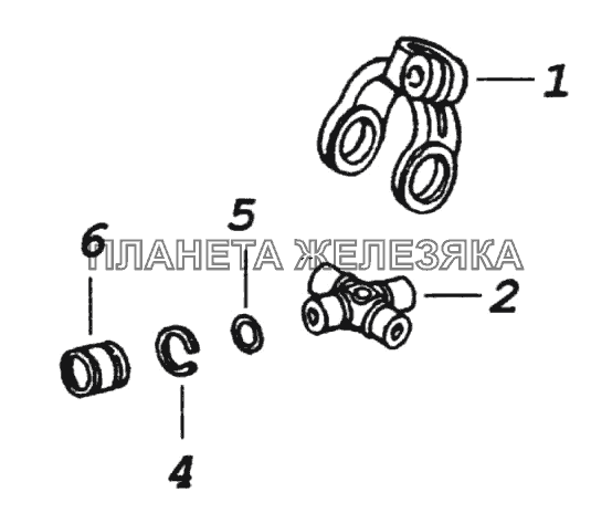 Шарнир карданный КамАЗ-6522