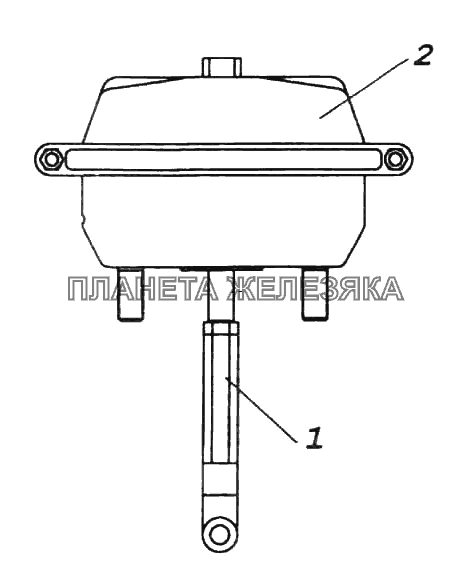 Тормозная камера тип 30 КамАЗ-6522