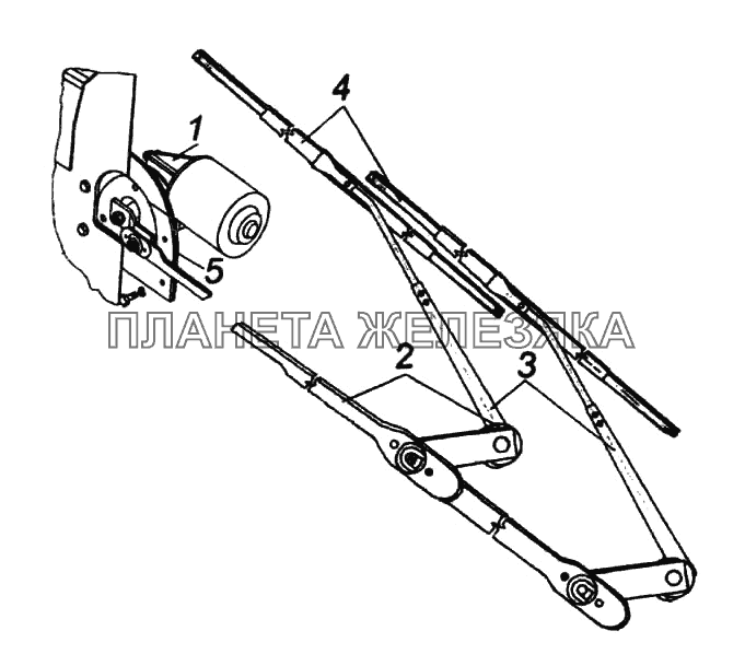 Стеклоочиститель электрический КамАЗ-6522