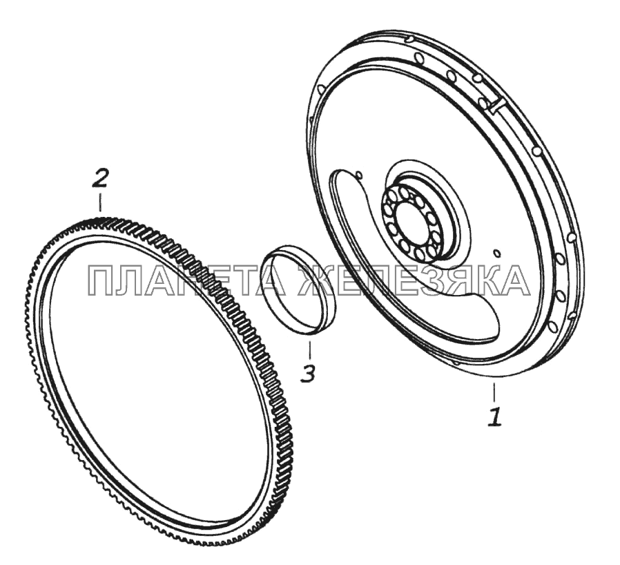 Маховик КамАЗ-6522