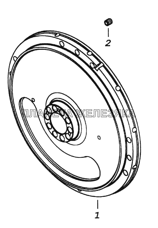 Маховик КамАЗ-6522