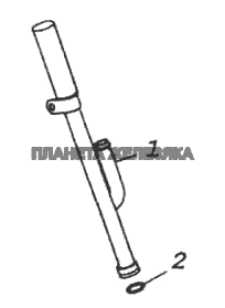 Трубка указателя уровня с кольцом КамАЗ-6522