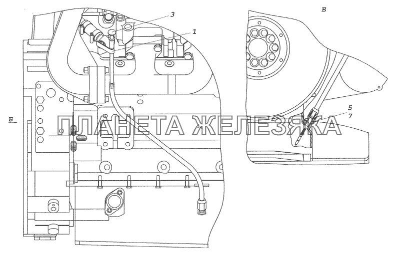 6522-1009006-99 Установка указателя уровня масла КамАЗ-65226