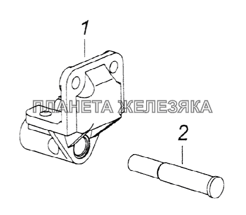 Кронштейн стабилизатора КамАЗ-65226
