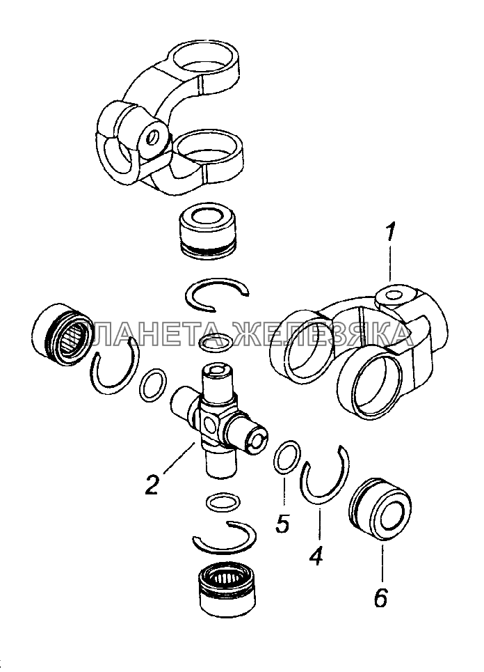 Шарнир карданный КамАЗ-65226