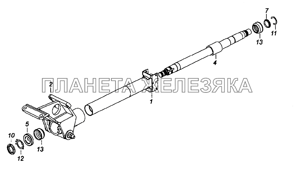 Рулевая колонка КамАЗ-65226