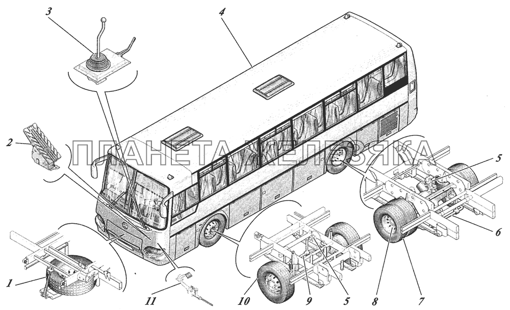  Автобус 4238-0000010, 4238-01-0000010 КАВЗ-4238 