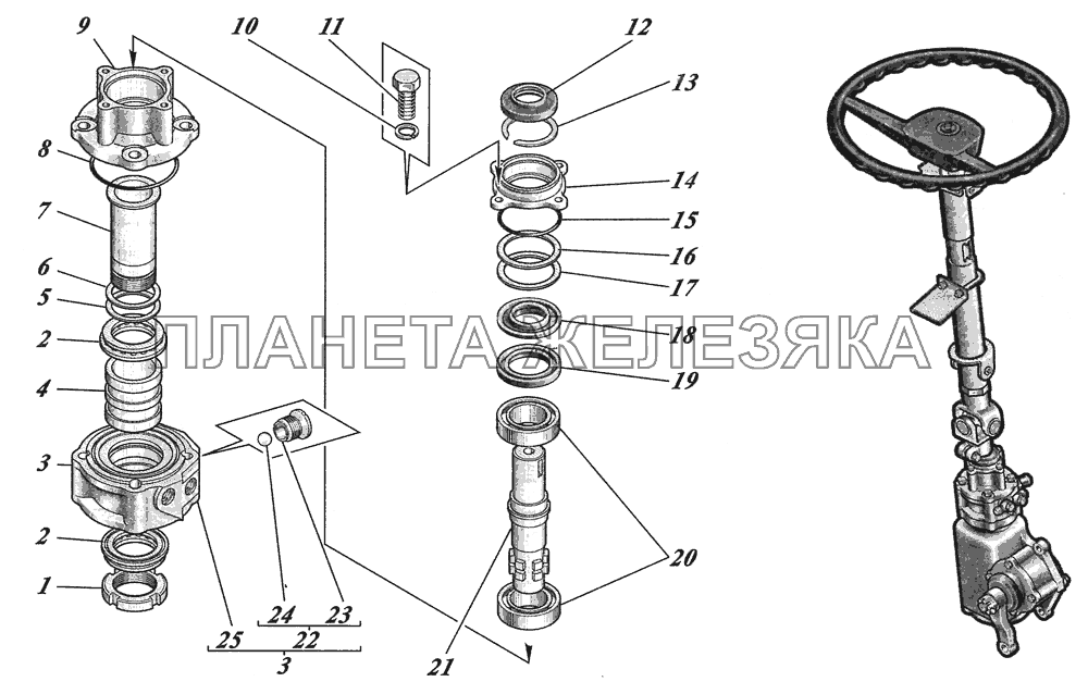  Распределитель 5336-3401005 КАВЗ-4238 