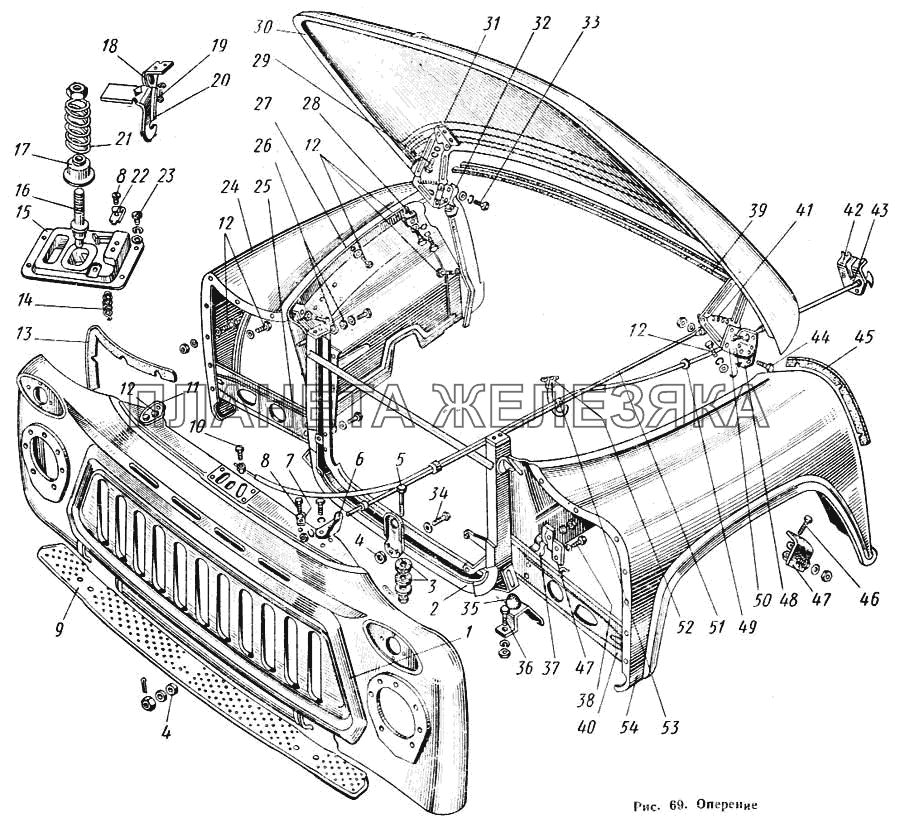 Оперение КАВЗ-685