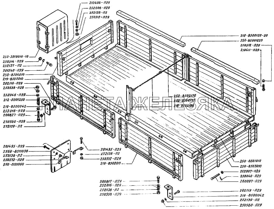 Платформа КрАЗ-250