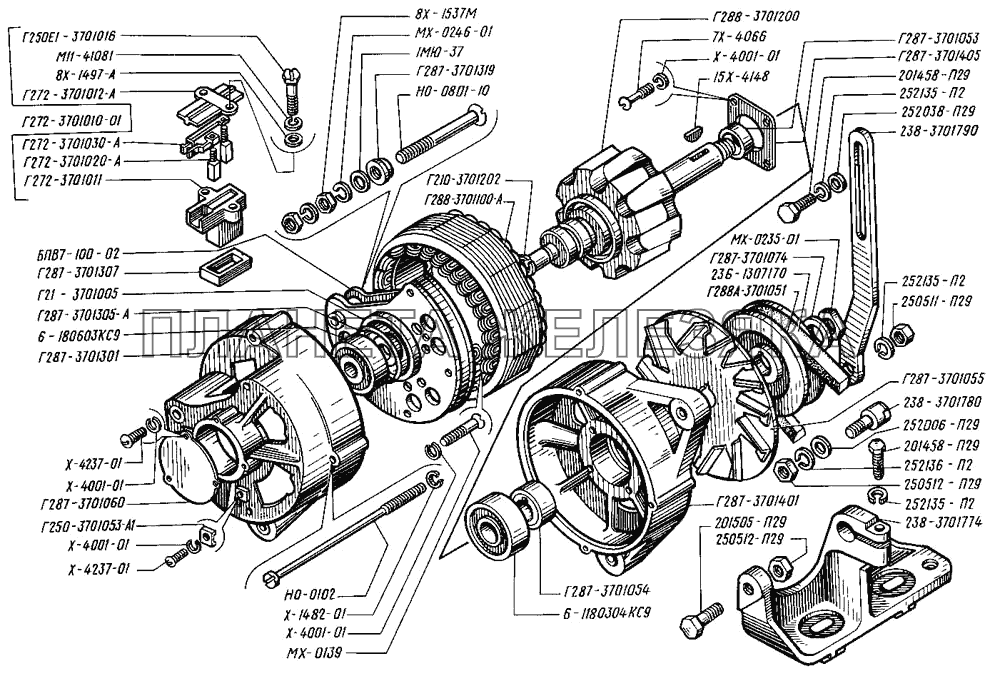 Генератор Г-288А КрАЗ-255