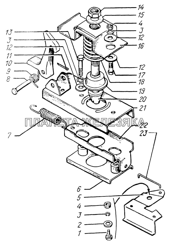 Крыло переднее и подножки КрАЗ-6322 (шасси)