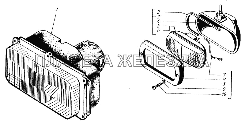 Фары КрАЗ-6443