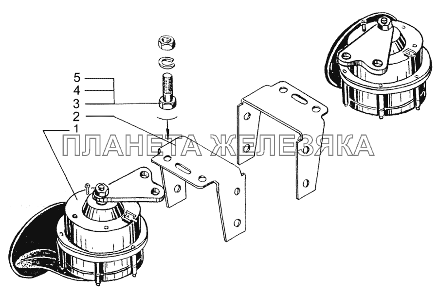 Сигнал звуковой КрАЗ-65055-02