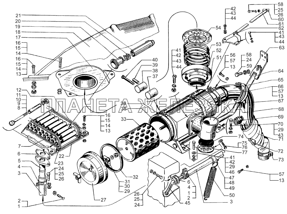 Фильтр воздушный КрАЗ-7133С4