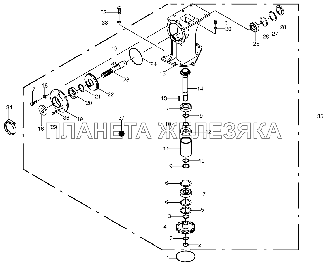 Gearbox EC280/320 Gearbox EC280/320