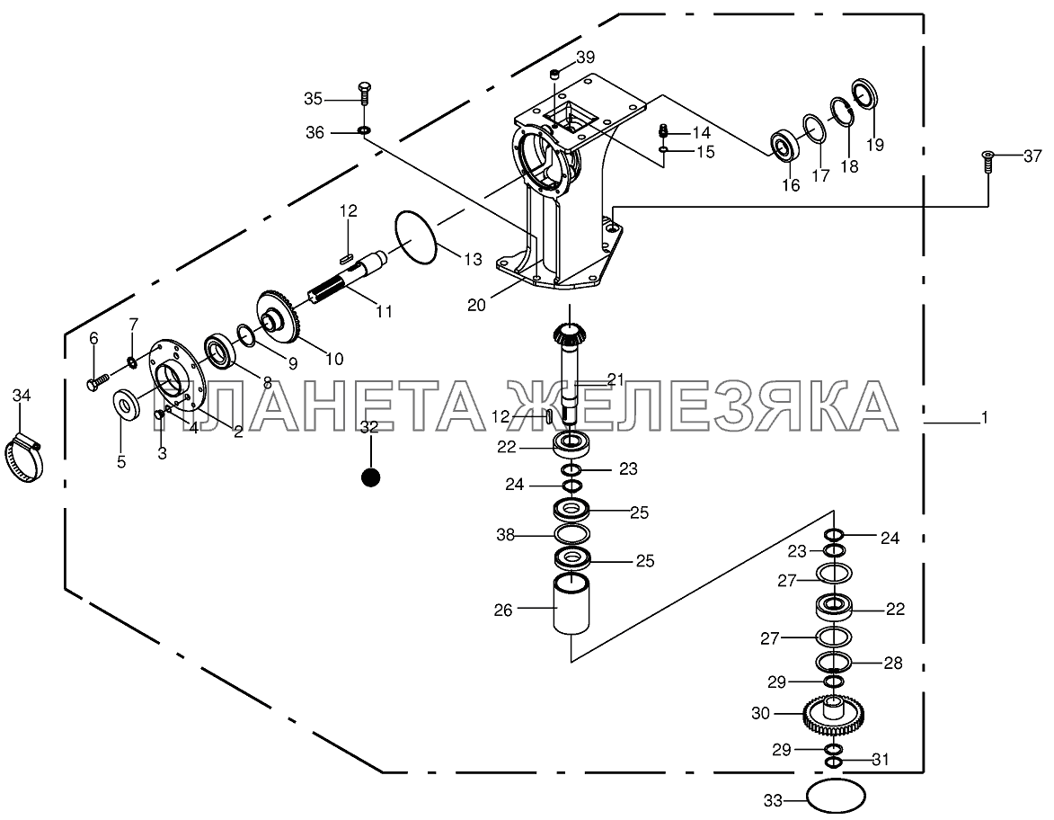 Gearbox EC280/320 Gearbox EC280/320