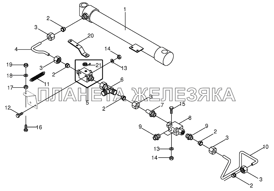 Hydraulic cylinder EC 360/400 Hydraulic cylinder EC 360/400