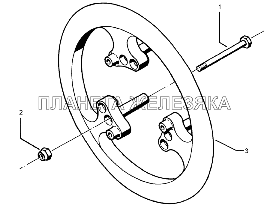 Packer wheel 900-45° m.W.-A1/M16x240 Variopack 110DP90 Packer wheel 900-45° m.W.-A1/M16x240 Variopack 110DP90