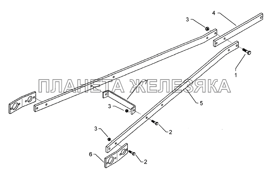 Deichsel Vari-AB 60x20x2000 Variopack 110DP90 Deichsel Vari-AB 60x20x2000 Variopack 110DP90