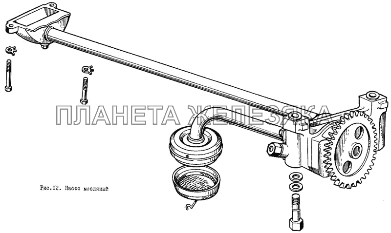 Масляный насос ЛиАЗ 5256