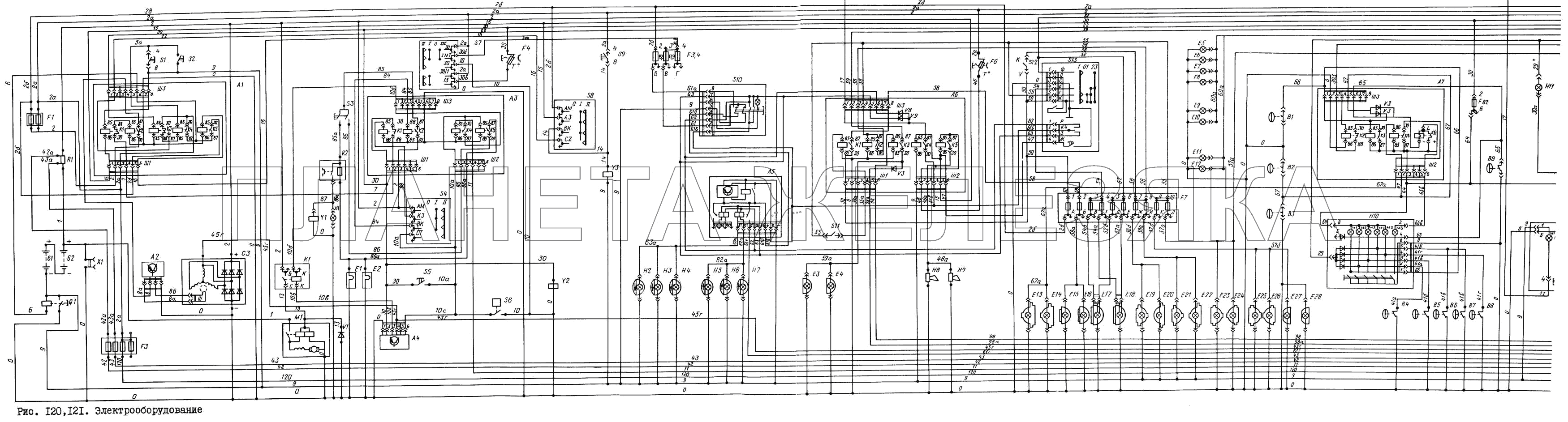 Электрооборудование ЛиАЗ 5256