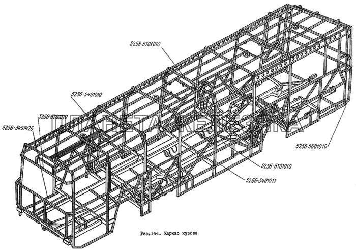 Каркас кузова ЛиАЗ 5256