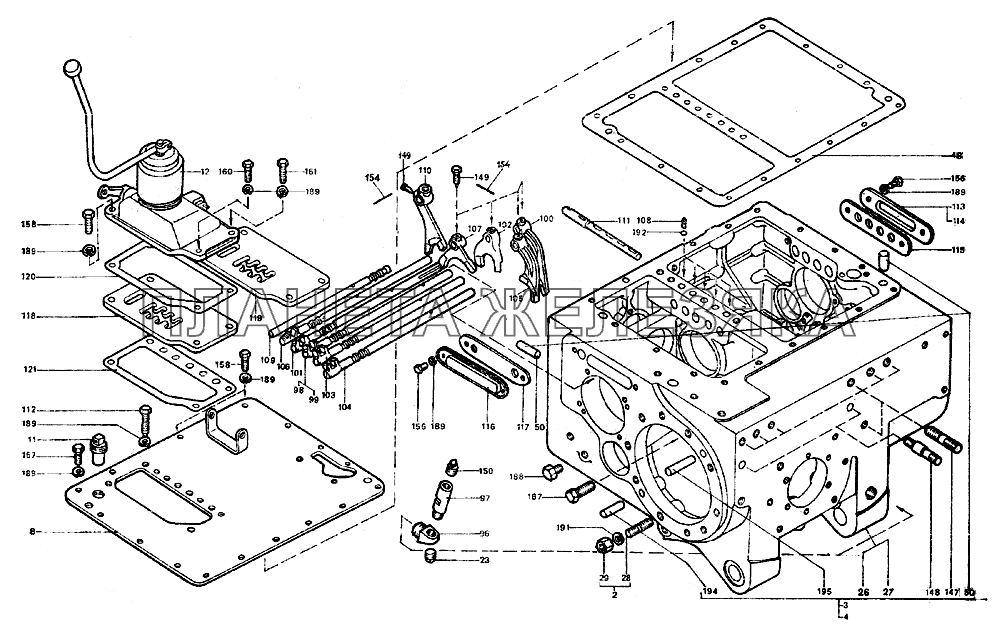 Коробка передач ЛТЗ-55