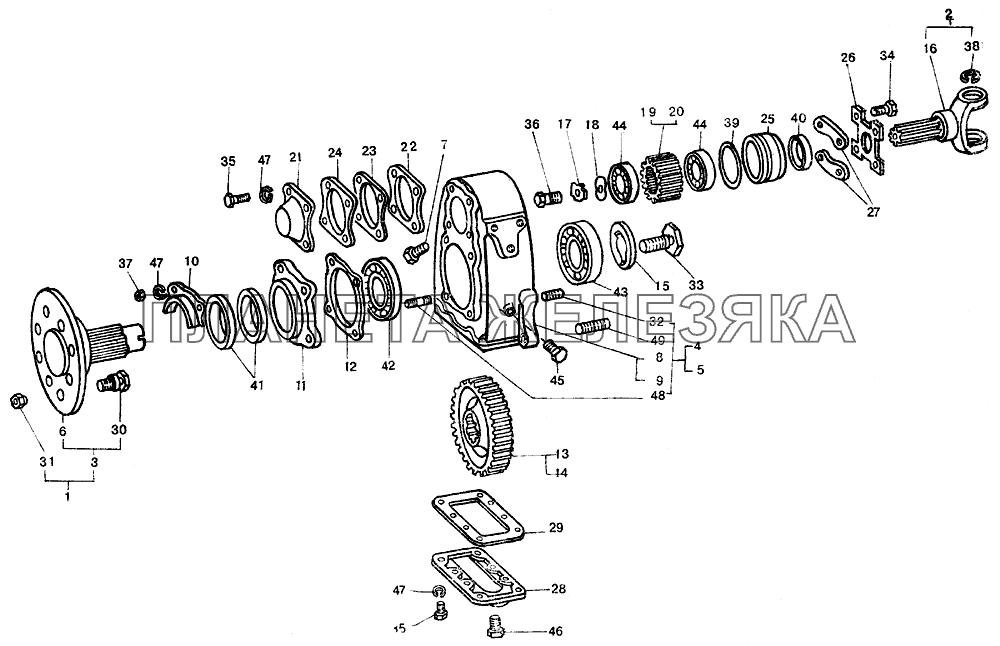 Передача конечная ЛТЗ-55