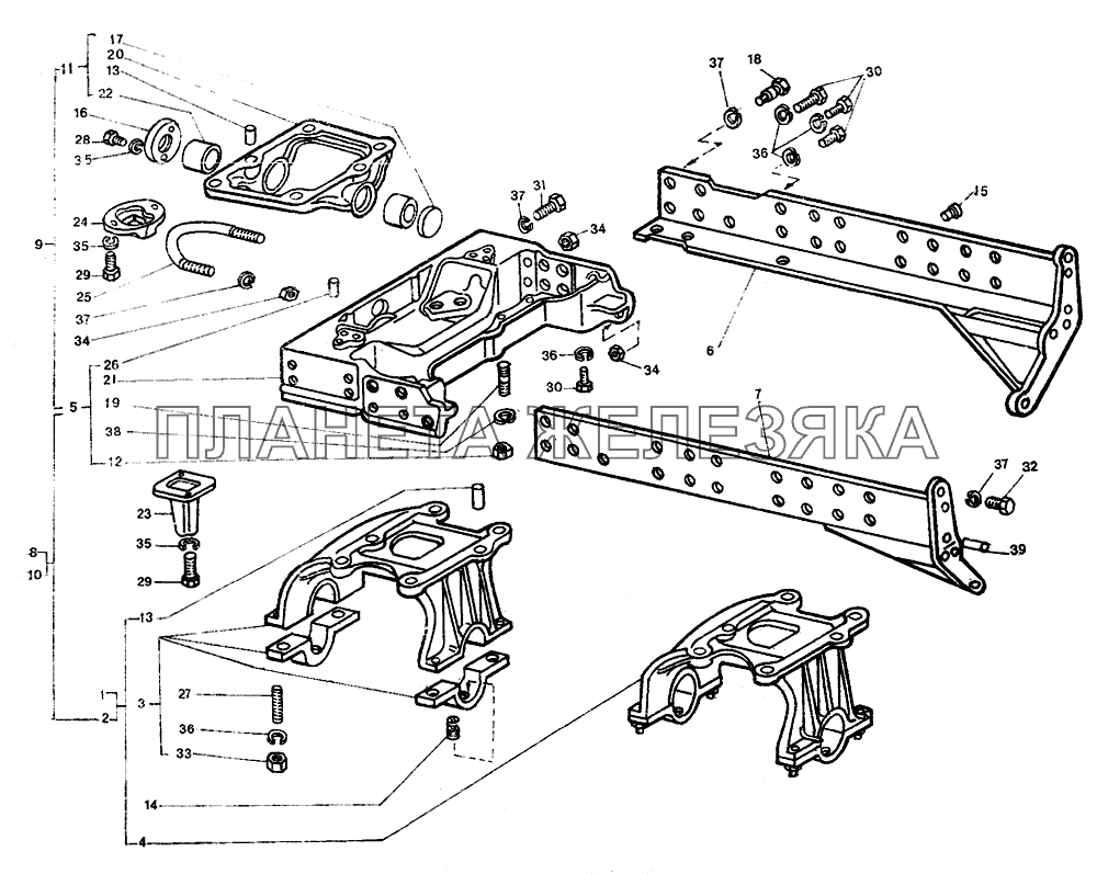 Рама ЛТЗ-55