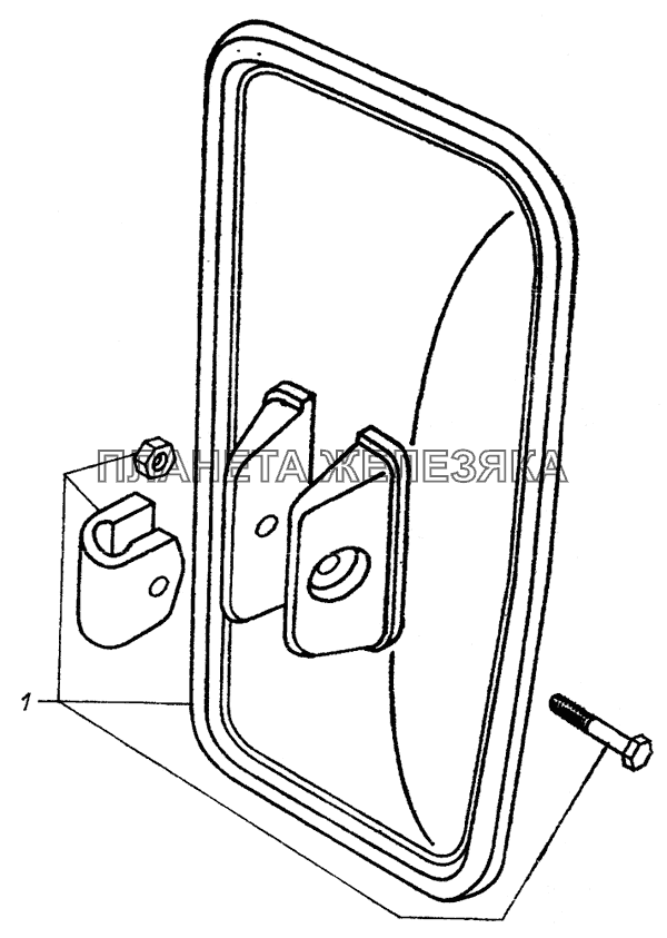 Зеркало заднего вида ЛТЗ-55