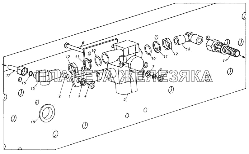 Установка передних модуляторов и присоединительной арматуры МАЗ-437040 (Зубренок)