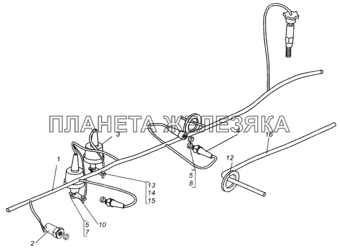 Установка электрооборудования на шасси МАЗ-437040 (Зубренок)