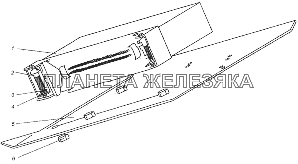 Установка электронного блока АБС ЭБК-4370040-С ф. «ЭКРАН» МАЗ-437040 (Зубренок)