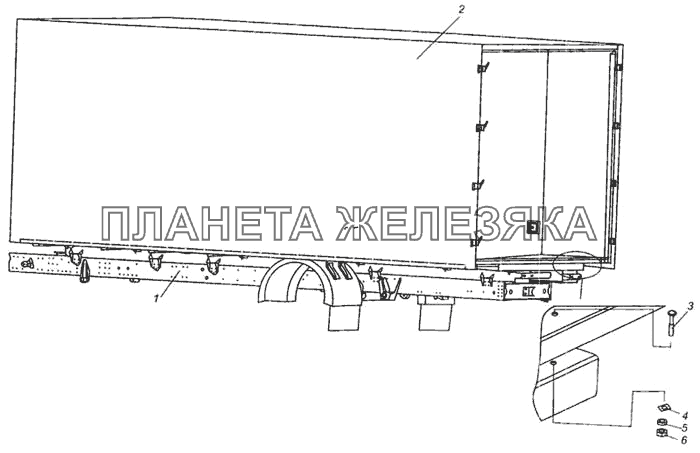 Установка кузова МАЗ-437040 (Зубренок)