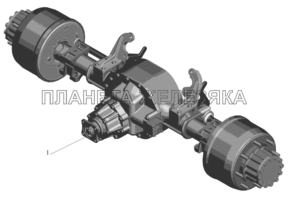 Мост задний МАЗ-437041 (Зубренок)