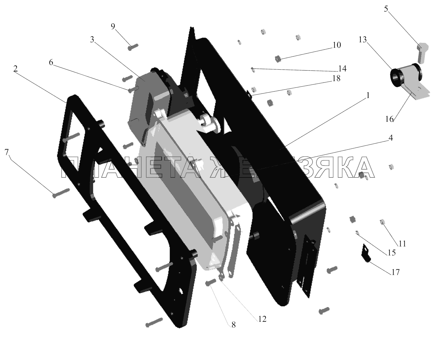 Установка головных фар МАЗ-437041 (Зубренок)