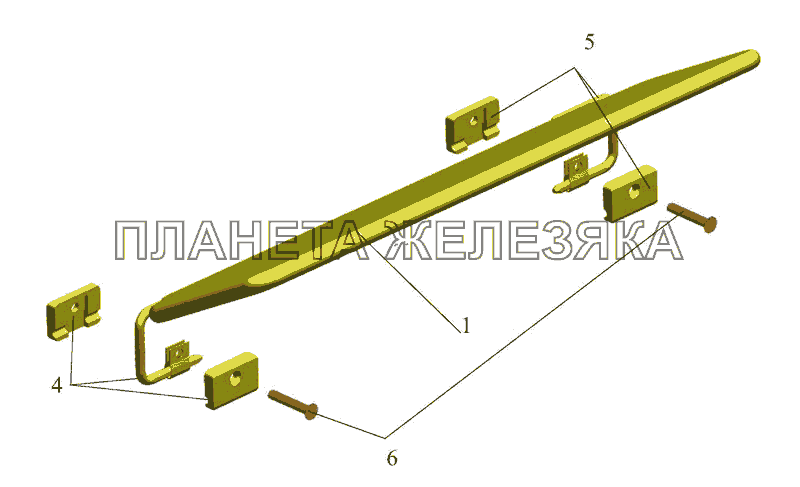 Установка противосолнечных козырьков 5551-8200046 МАЗ-437043 (Зубренок)