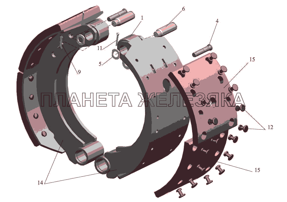 Крышка с манжетой 4370-3104034 МАЗ-437043 (Зубренок)